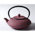 Traditional Painted Hot Sale Cast Iron Teapot with Cups Set